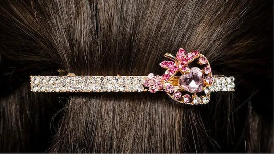 barrette cheveux l'été