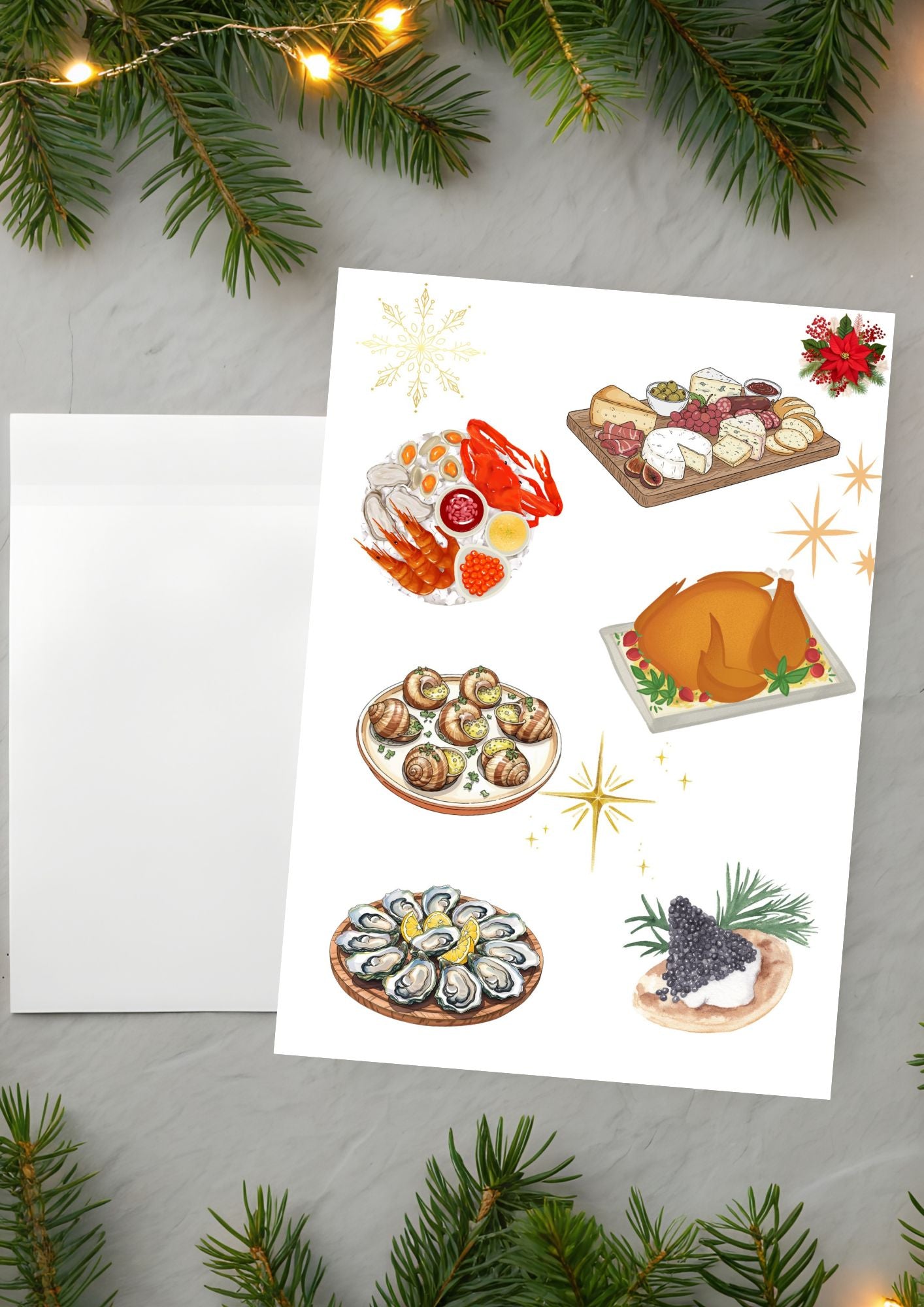 Christmas Poster “Christmas Meal” – Downloadable Christmas Poster