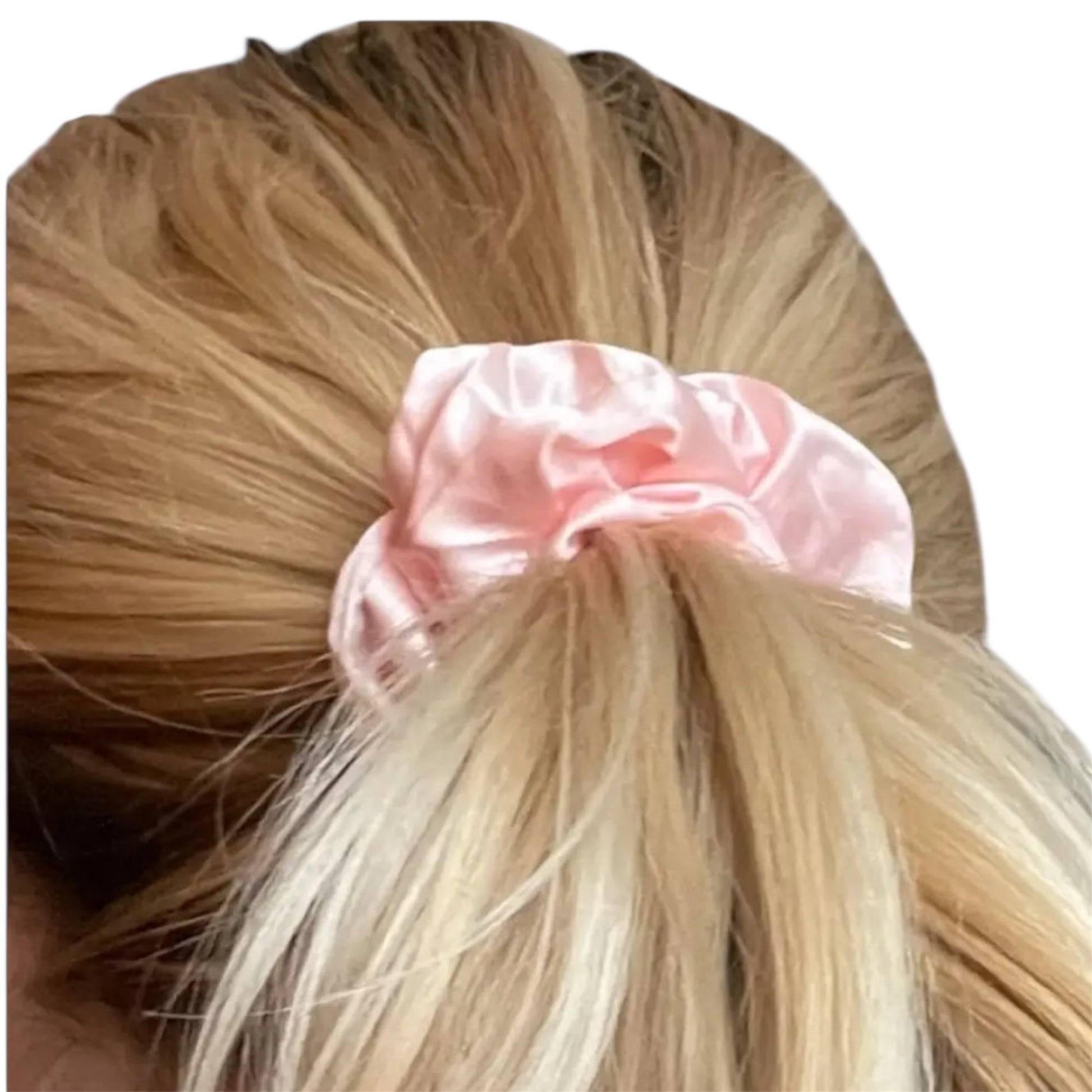 Accessoire cheveux en satin rose chic et tendance