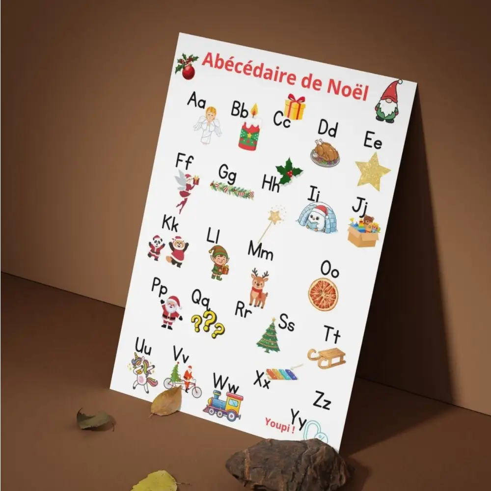Abécédaire français imprimable pour enfant