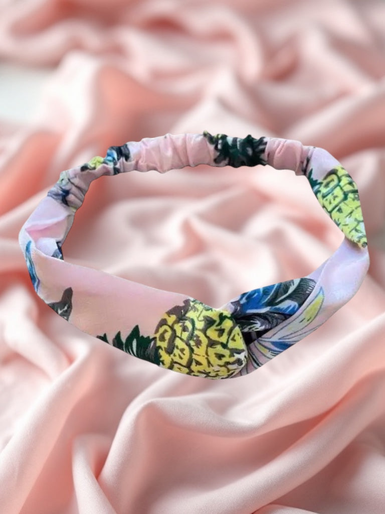 Bandeau Cheveux Satin Gazé - Elastique pour cheveux Élégante - Bandeaux à