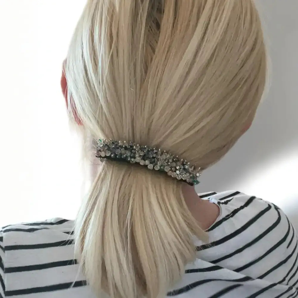 Barrette pour cheveux élégante pour look de soirée ou mariage