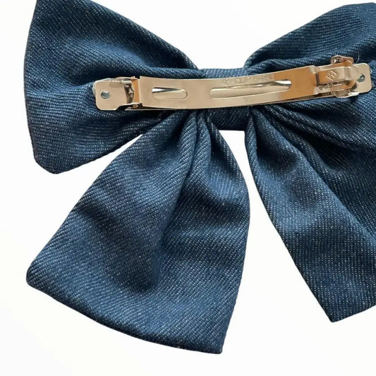 Barrette Cheveux Femme en Denim – Tendance 2025 et Style Décontracté - Barrettes pinces à cheveux