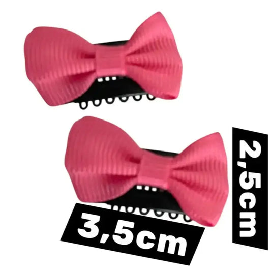 Barrettes cheveux fille colorées rose framboise, accessoires mignons