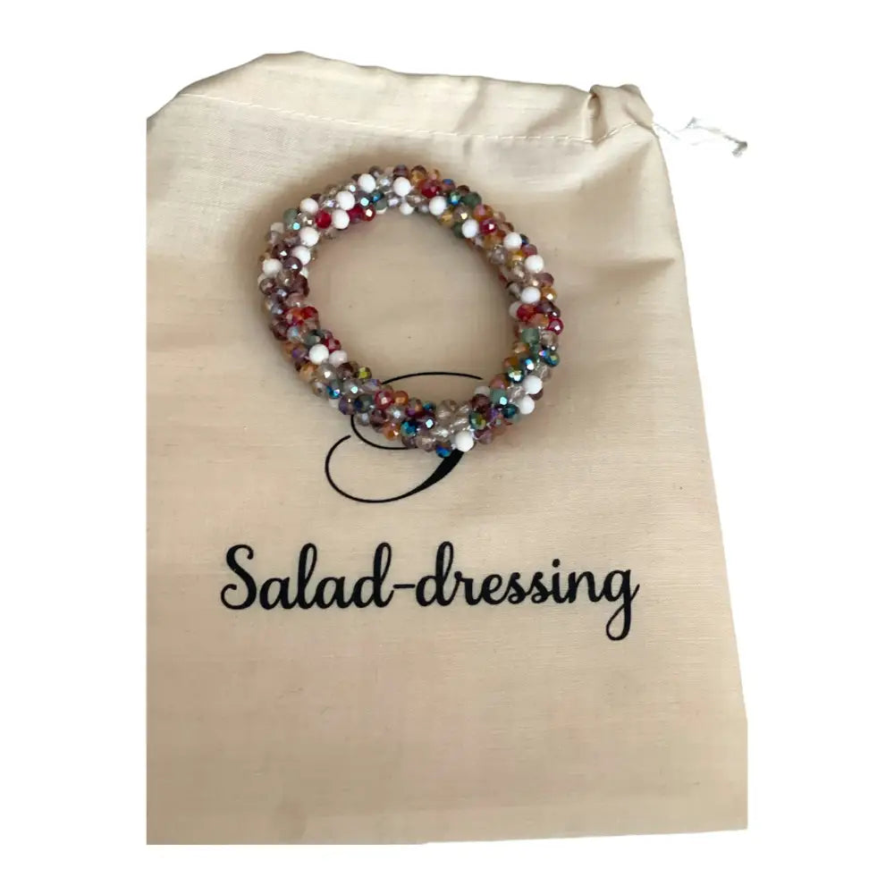 Bracelet élastique perles multicolores – Accessoire tendance 2025