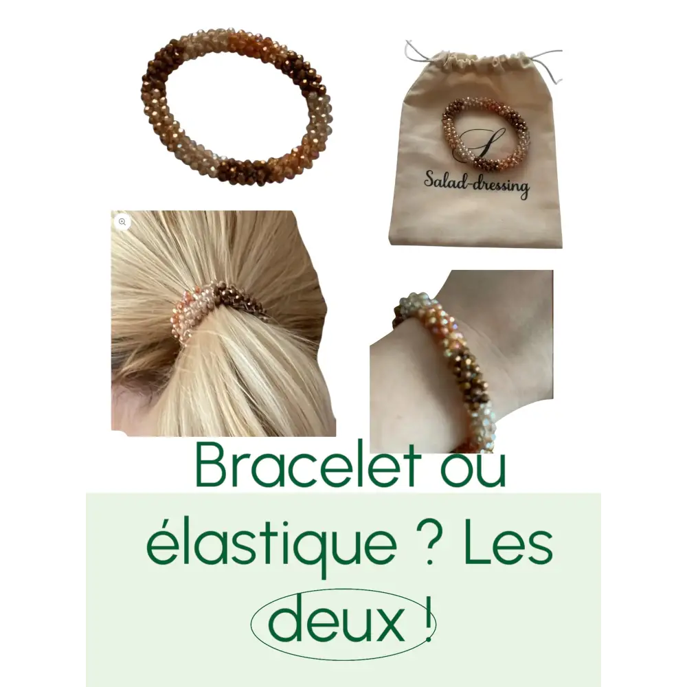 Bracelet femme tendance 2025 avec perles multicolores