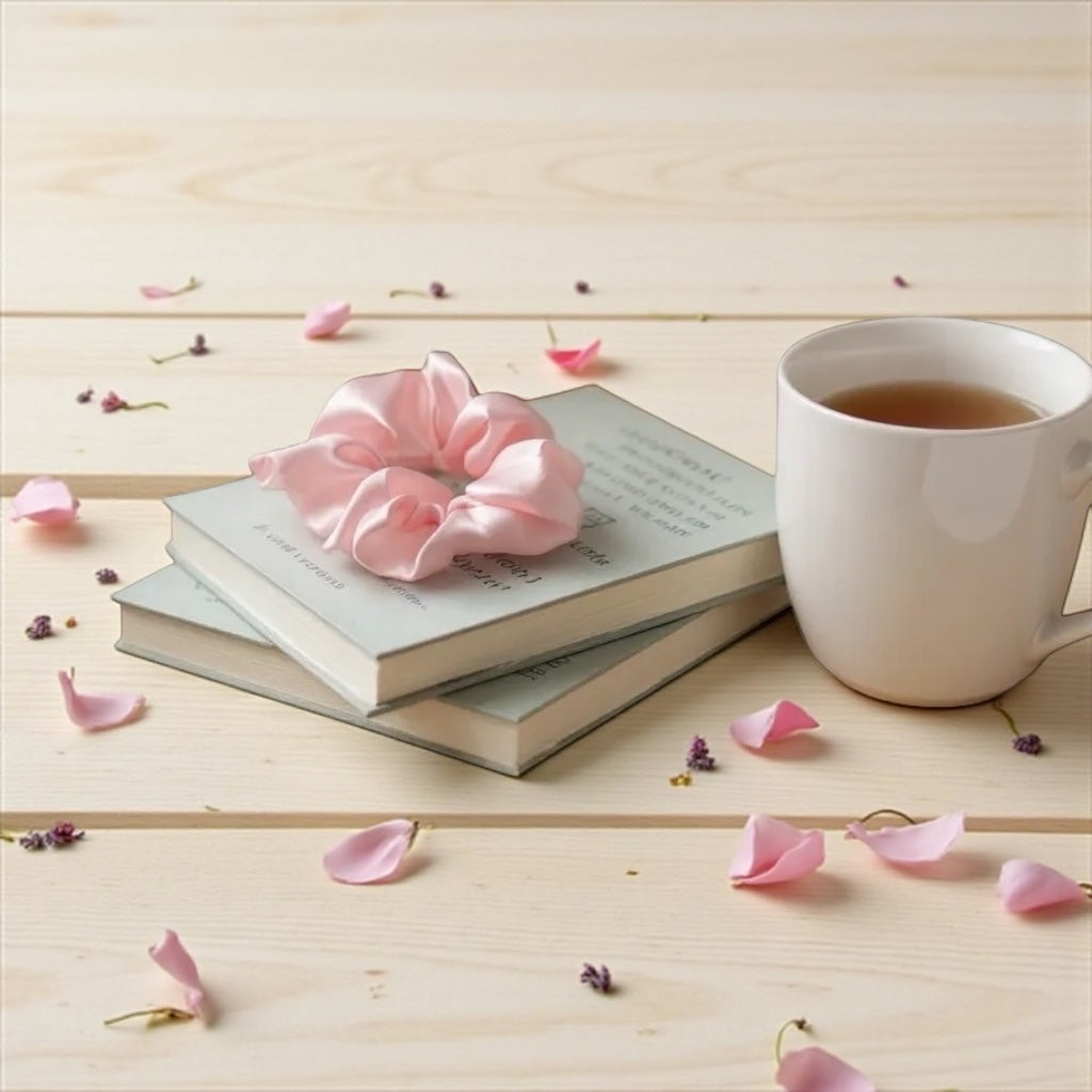 Chouchou cheveux pour un look casual et moderne