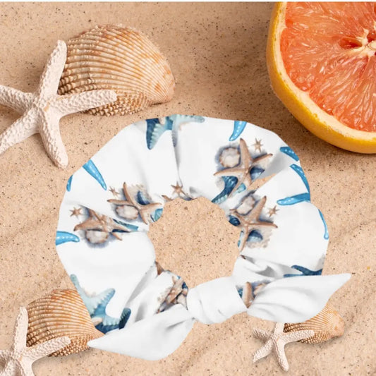 Chouchou cheveux -Elastique Recyclé Coquillage pour l’Été - Chouchous et élastiques