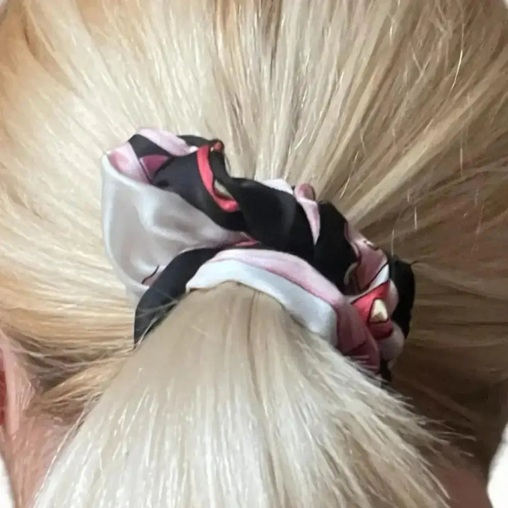 Chouchou cheveux avec elastique cheveux - Idéal pour le printemps et l'été