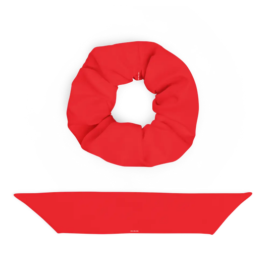 Chouchou Cheveux Recyclé – Rouge Passion | Pour Ponytail & Épais