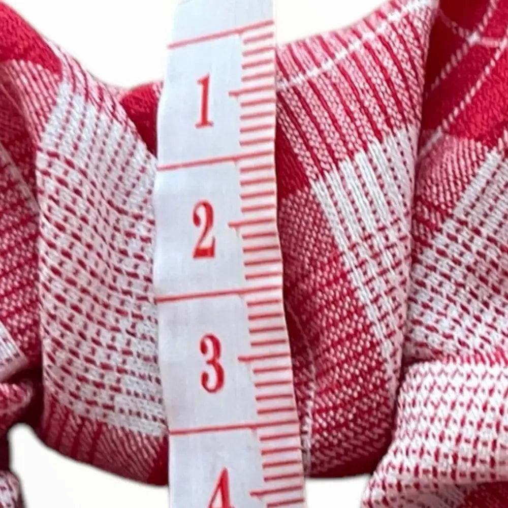 Chouchou en Coton Gaze à Carreaux – Tendance Printemps-Été - Chouchous et élastiques