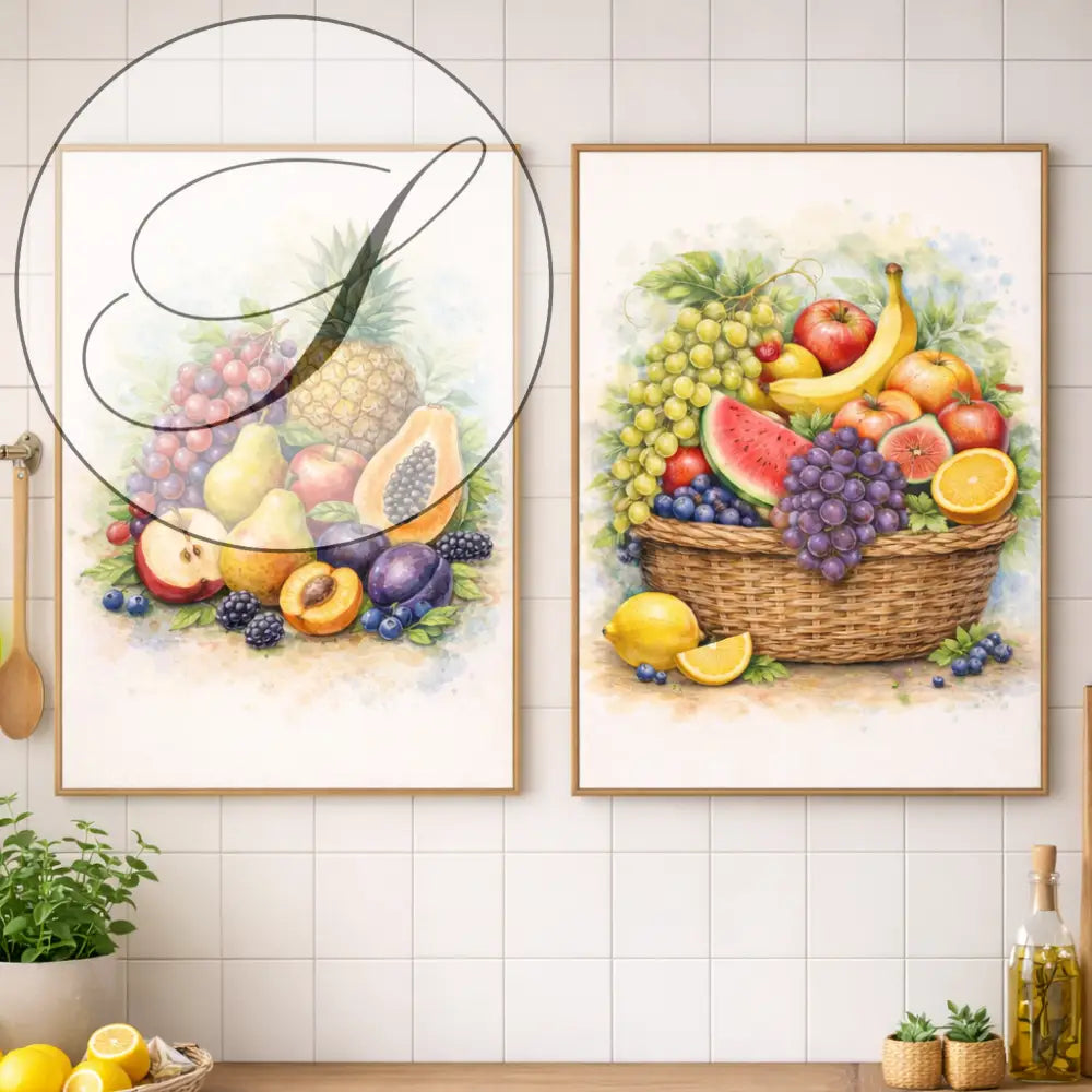 deco mur cuisine contemporaine fruits atelier salad-dressing paris