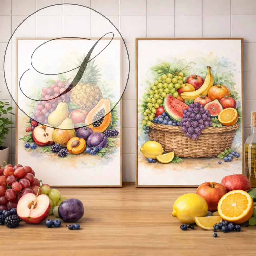 deco mur cuisine contemporaine fruits atelier salad-dressing paris