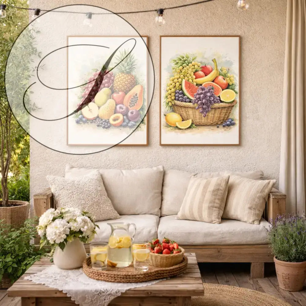 décoration murale cuisine fruits moderne atelier salad-dressing paris