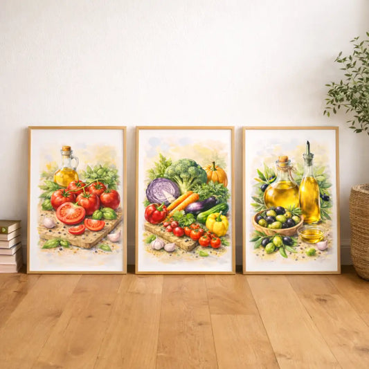 Décoration murale affiche cuisine élégante