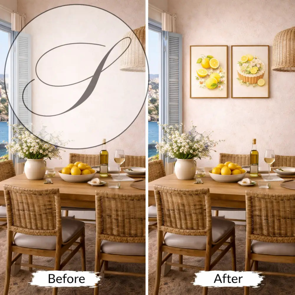 poster cuisine citron design atelier salad-dressing paris