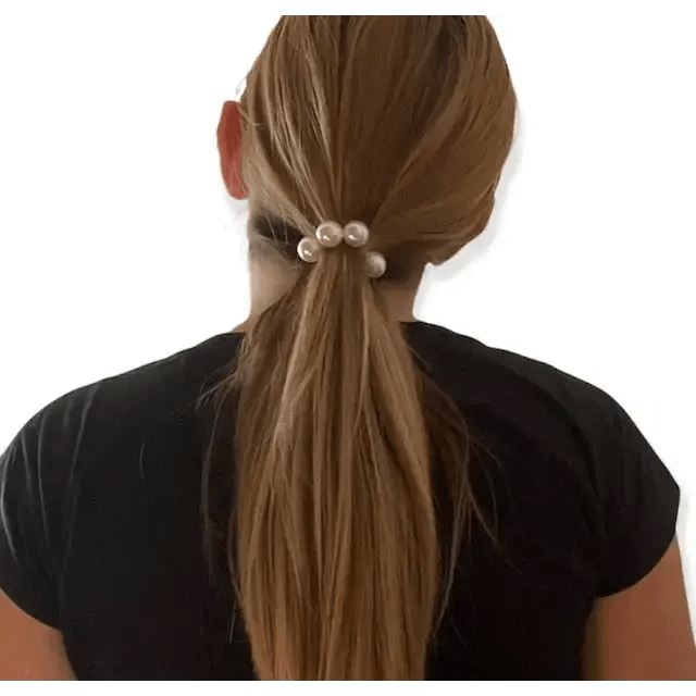 elastique cheveux perles femme