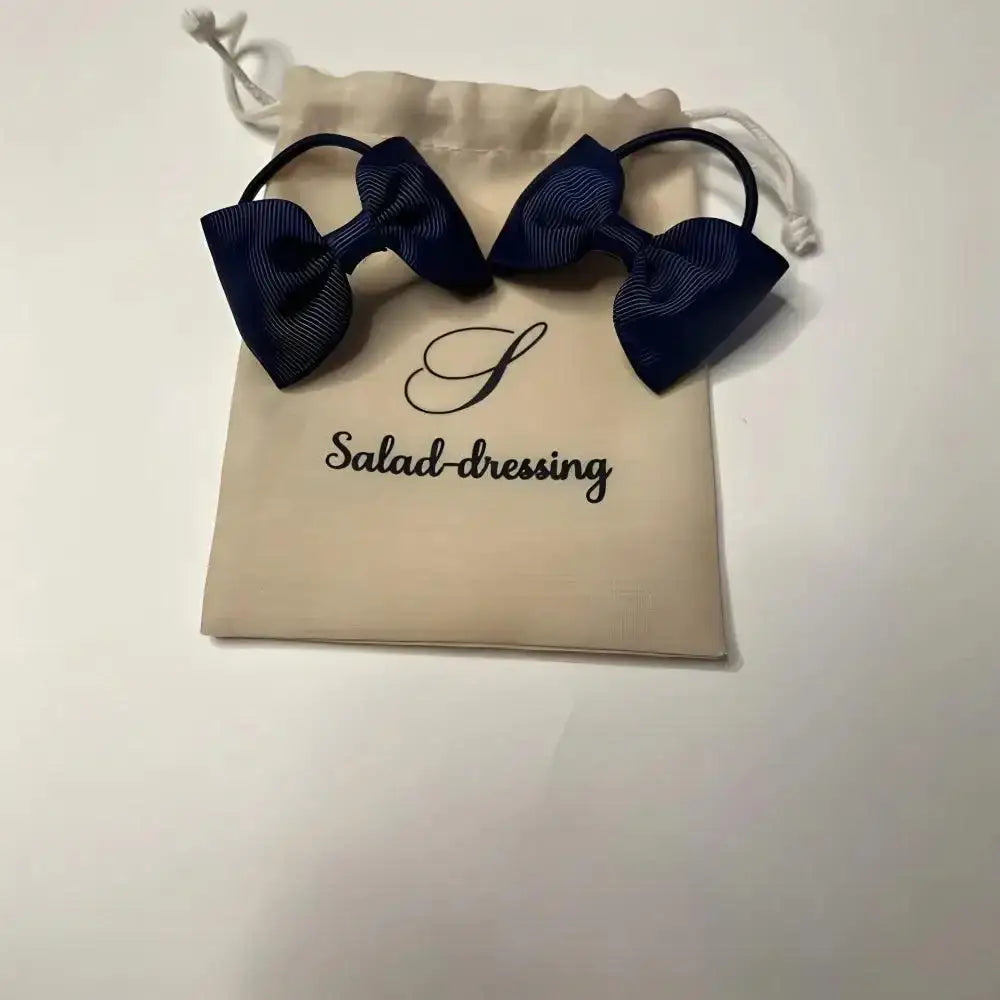 Ensemble de deux élastiques bleu marine