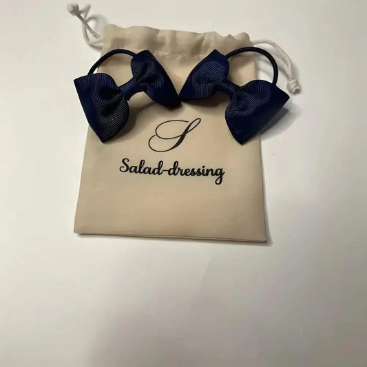 Ensemble de deux élastiques bleu marine