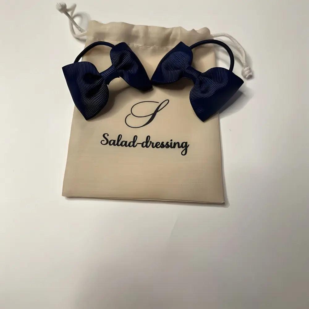 Ensemble de deux élastiques ANNA Chouchous enfants salad-dressing
