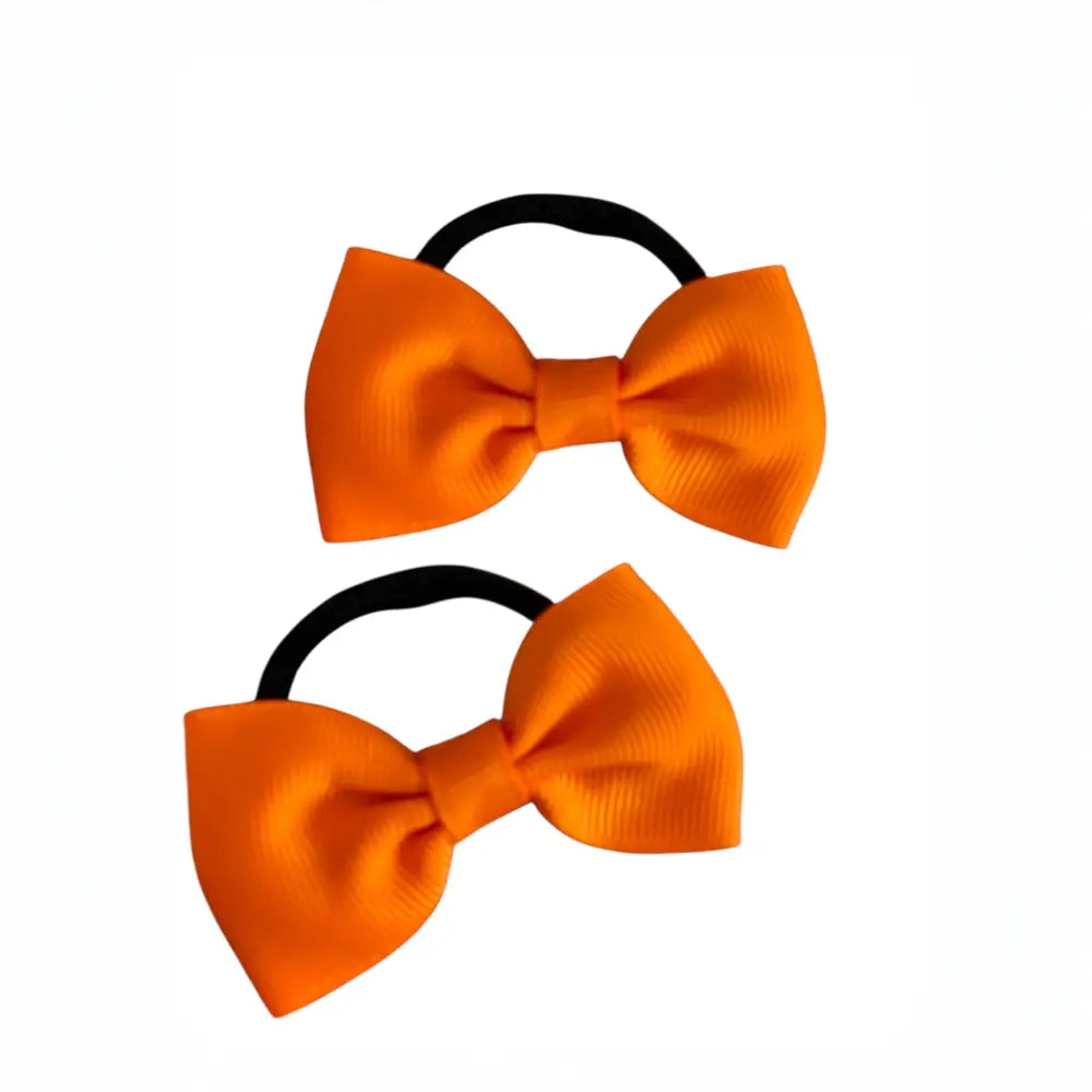 Ensemble de deux élastiques ORANGE - Chouchous enfants
