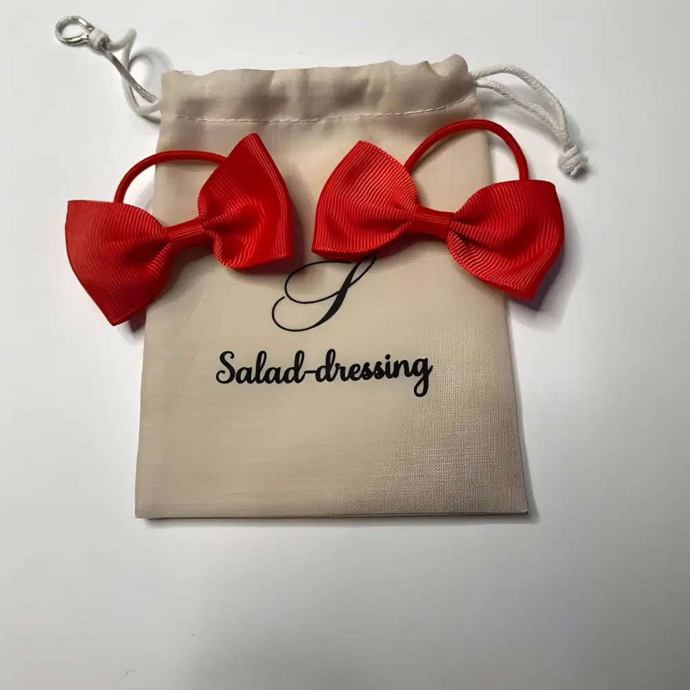 Ensemble de deux élastiques MILA Chouchous enfants salad-dressing