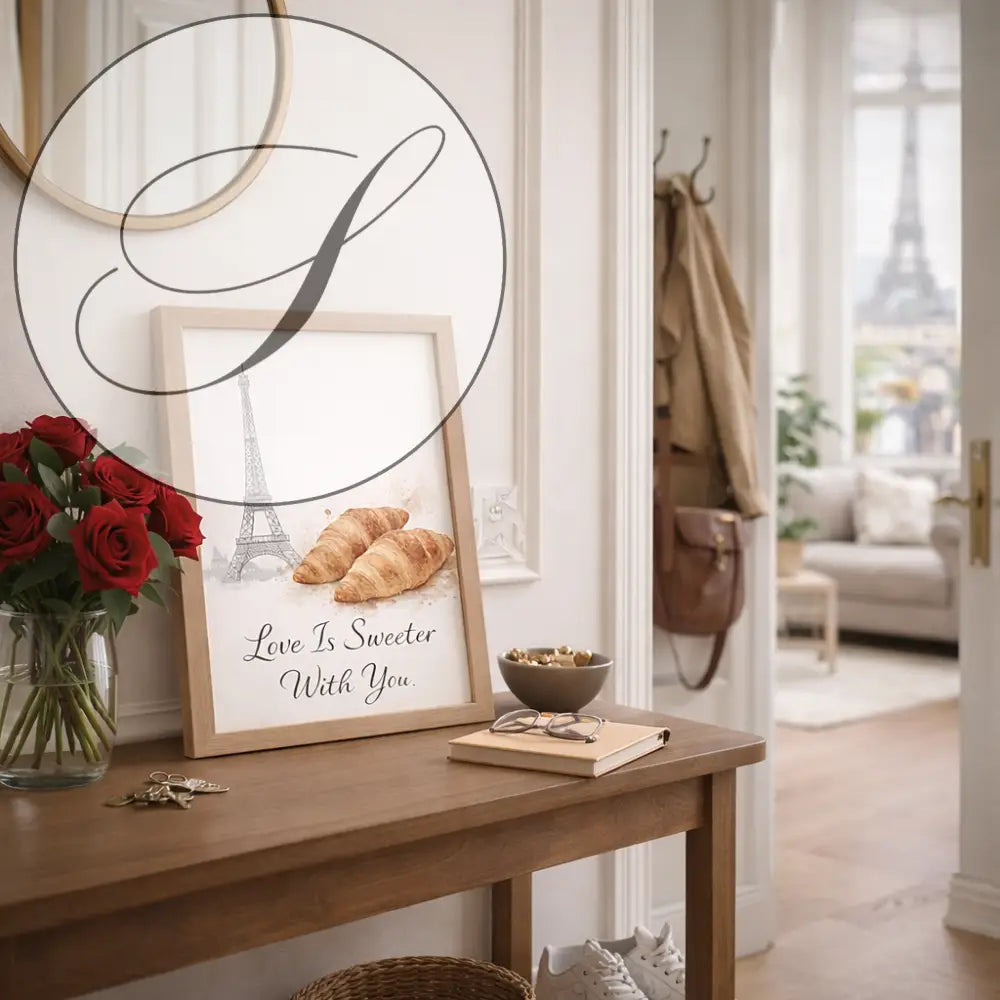 Idée Cadeau Saint Valentin avec poster moderne en décoration murale
