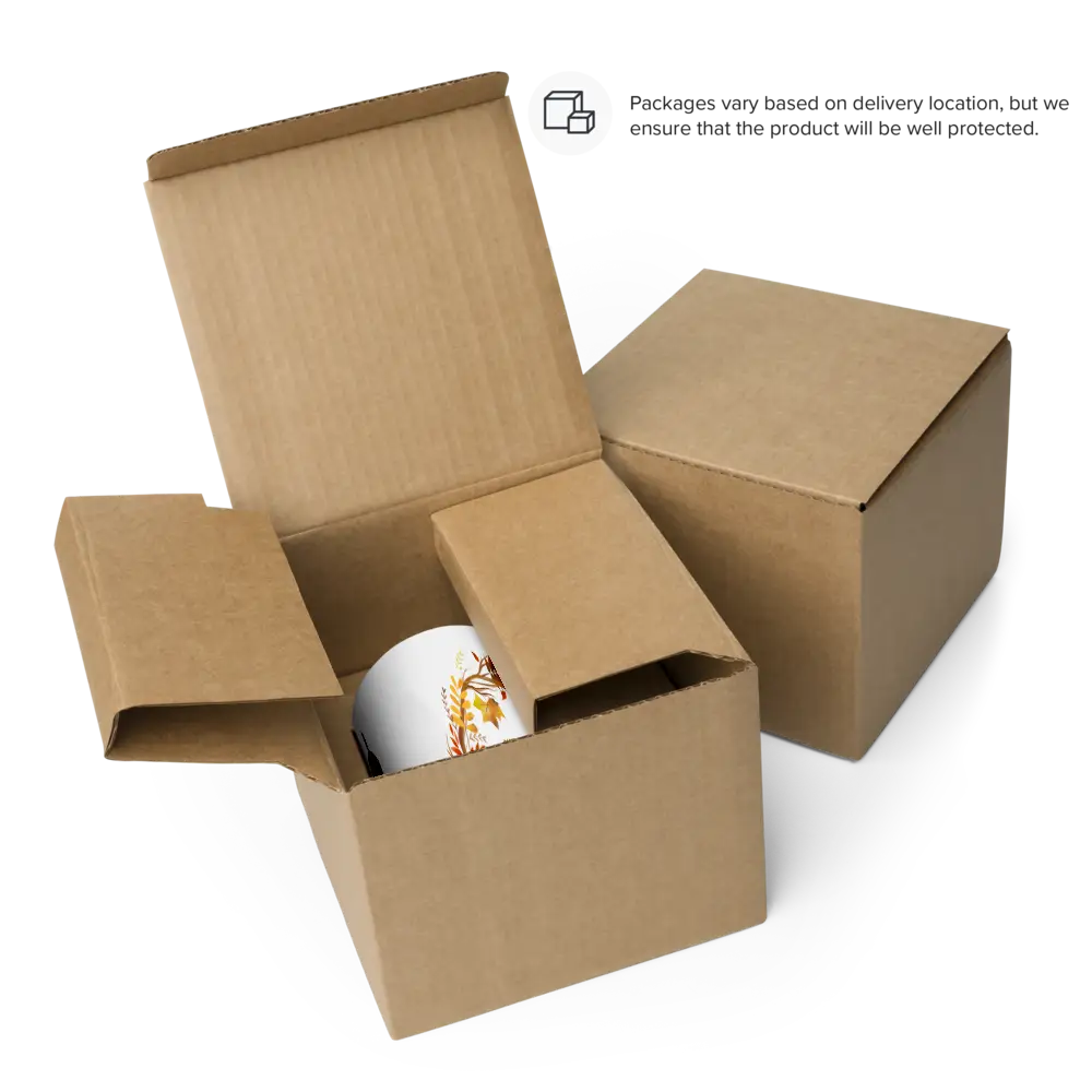 Mug imprimé “Phrase inspirante” – Cadeau pour épouse automne en céramique - mug