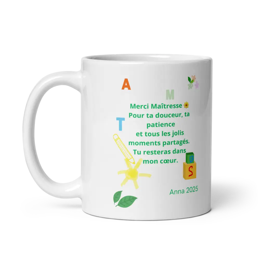 Mug cadeau pour maitresse – Un Cadeau Maitresse