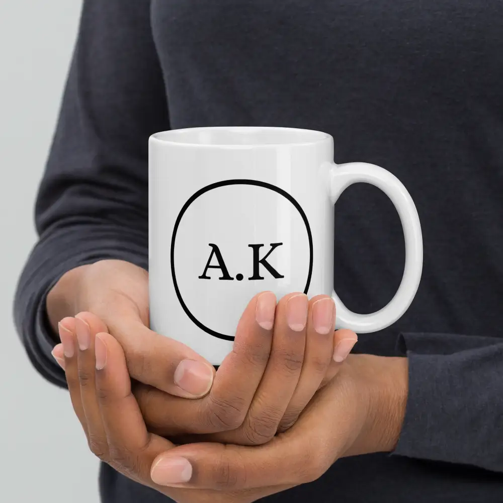 Mug Personnalisé avec Initiales – Idée Cadeau Personnalisée Unique