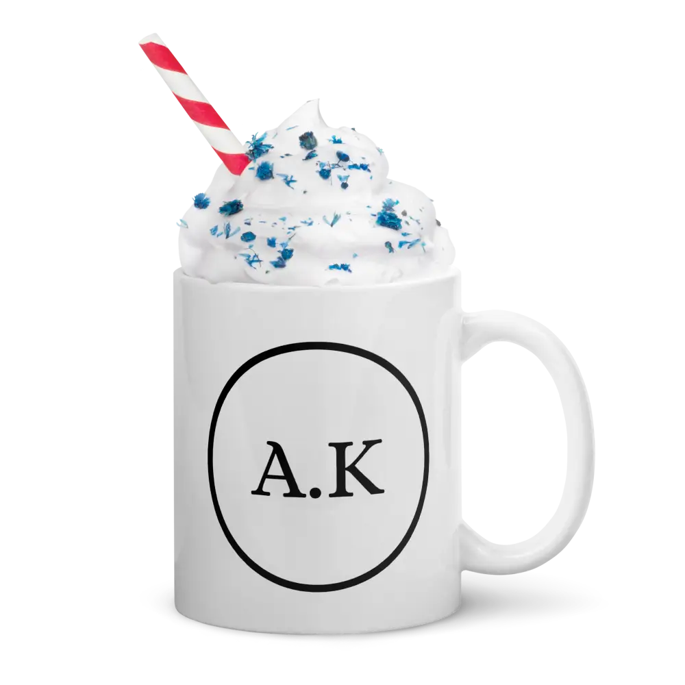 Mug Personnalisé avec Initiales – Idée Cadeau Personnalisée Unique