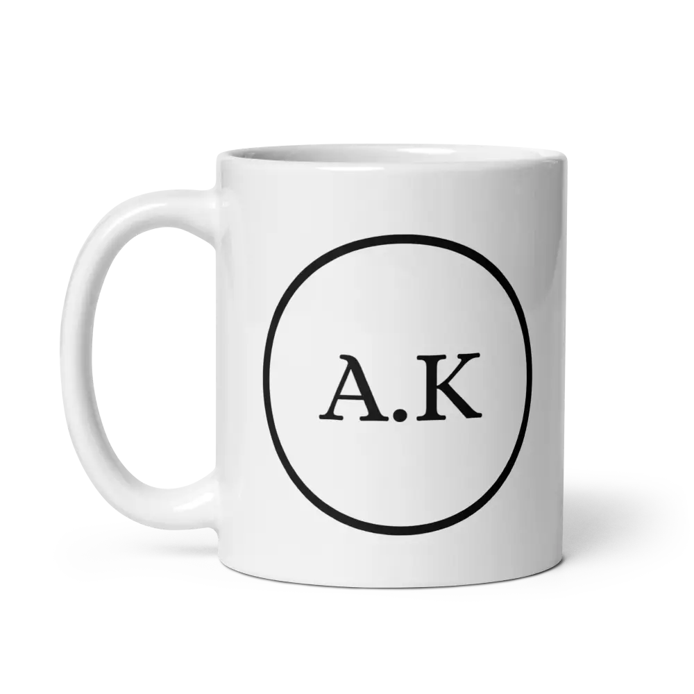 Mug Personnalisé avec Initiales – Idée Cadeau Personnalisée Unique