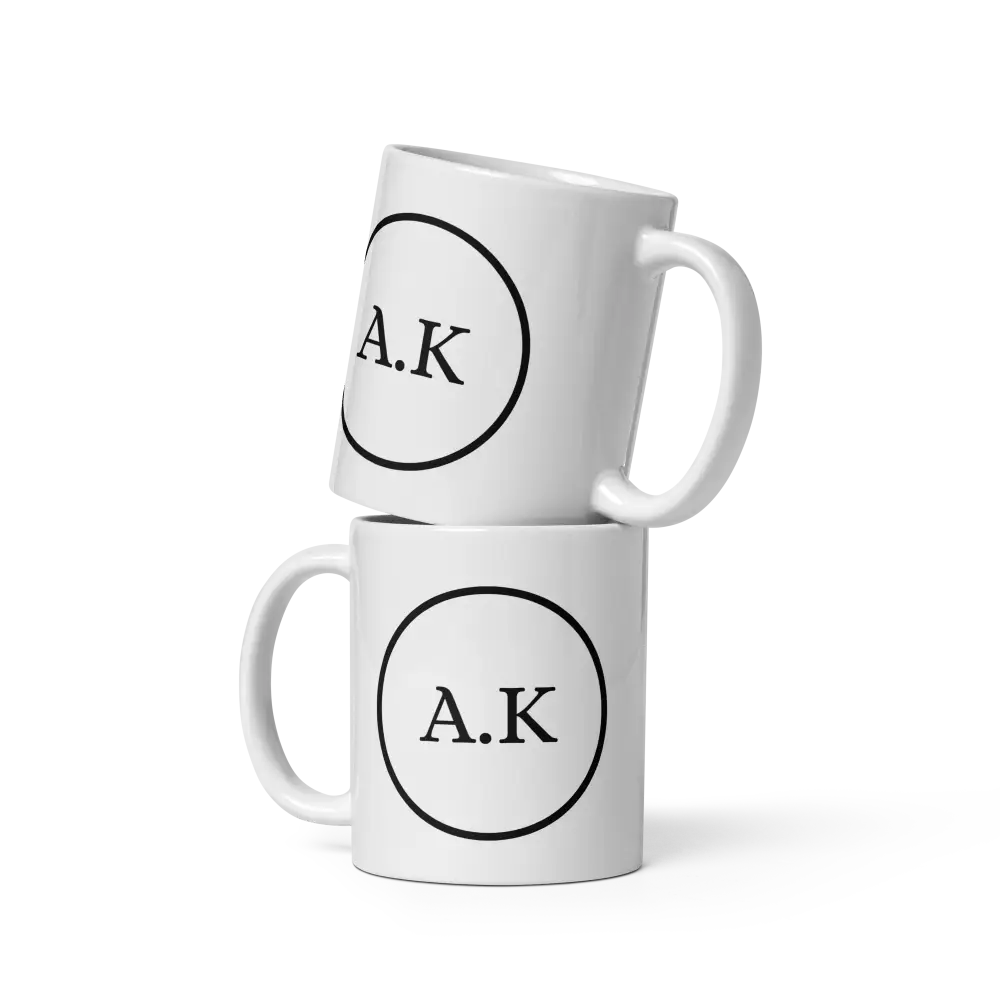Mug Personnalisé avec Initiales – Idée Cadeau Personnalisée Unique