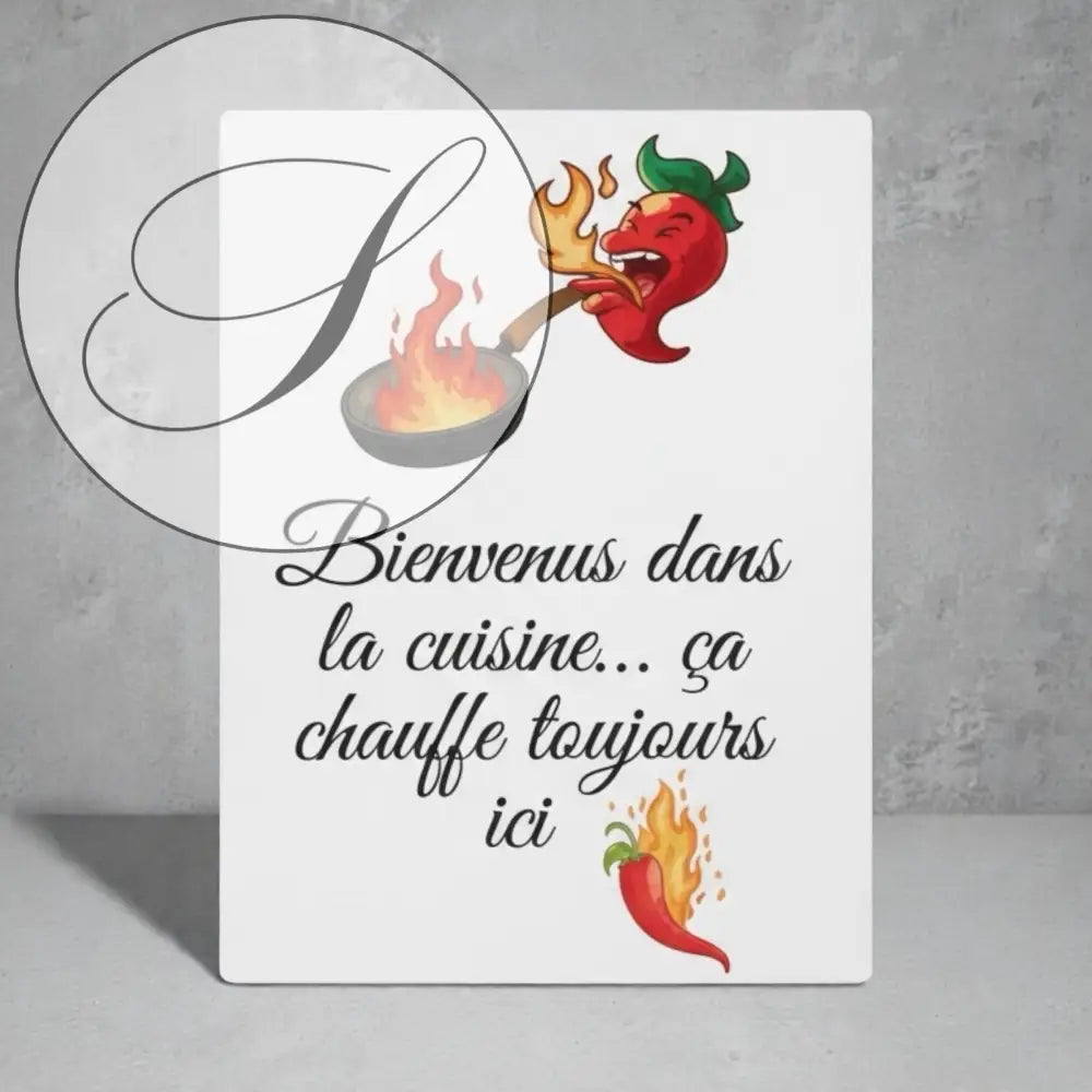 Affiche bienvenue cuisine à imprimer, décoration murale cuisine
