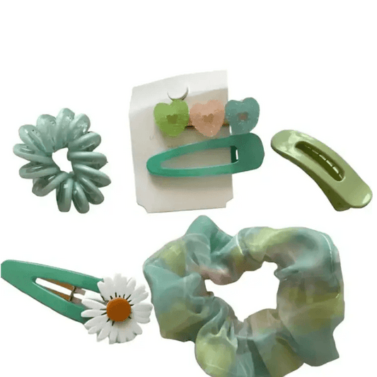 Pochette les barrettes et un chouchou pour cheveux - Pochettes cadeaux