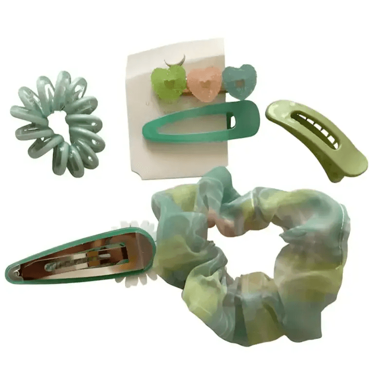 Pochette les barrettes et un chouchou pour cheveux - Pochettes cadeaux