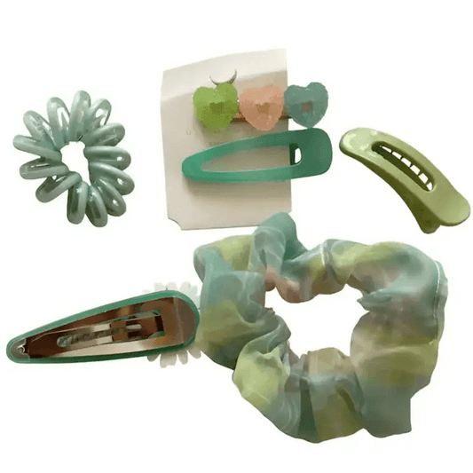 Pochette les barrettes et un chouchou pour cheveux - Pochettes cadeaux