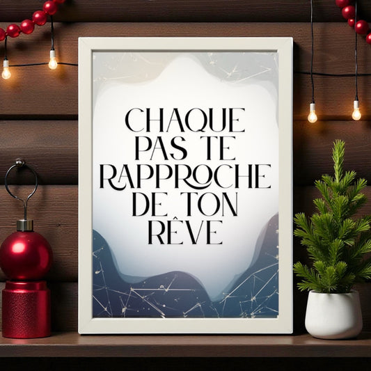Affiche Murale Inspirante – Poster Motivation | Idée Cadeau Noël Originale - Affiches et posters