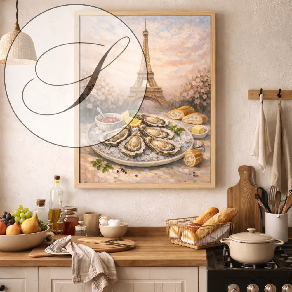 Affiche Paris artistique idéale pour décoration murale élégante
