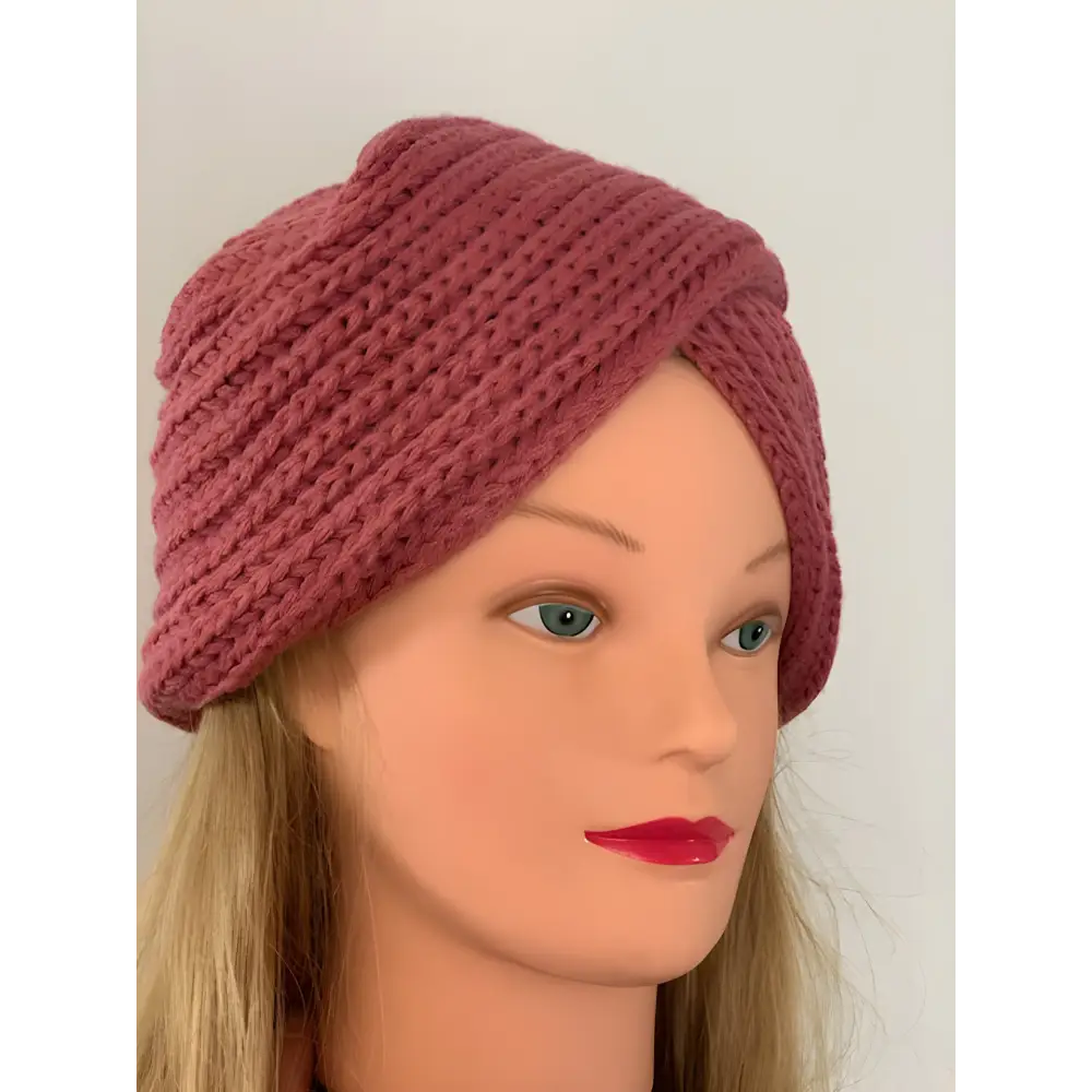 turban femme tricotee