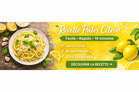 Recette pâtes citron : facile, rapide et prête en 10 minutes