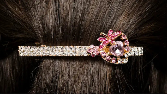 barrette cheveux l'été