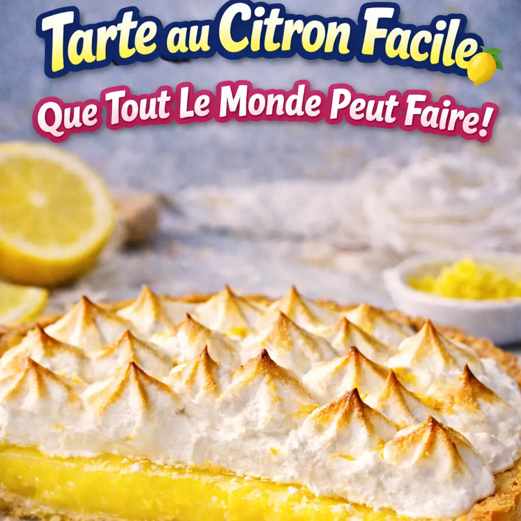 Recette facile de la tarte au citron meringuée + idée déco murale pour la cuisine