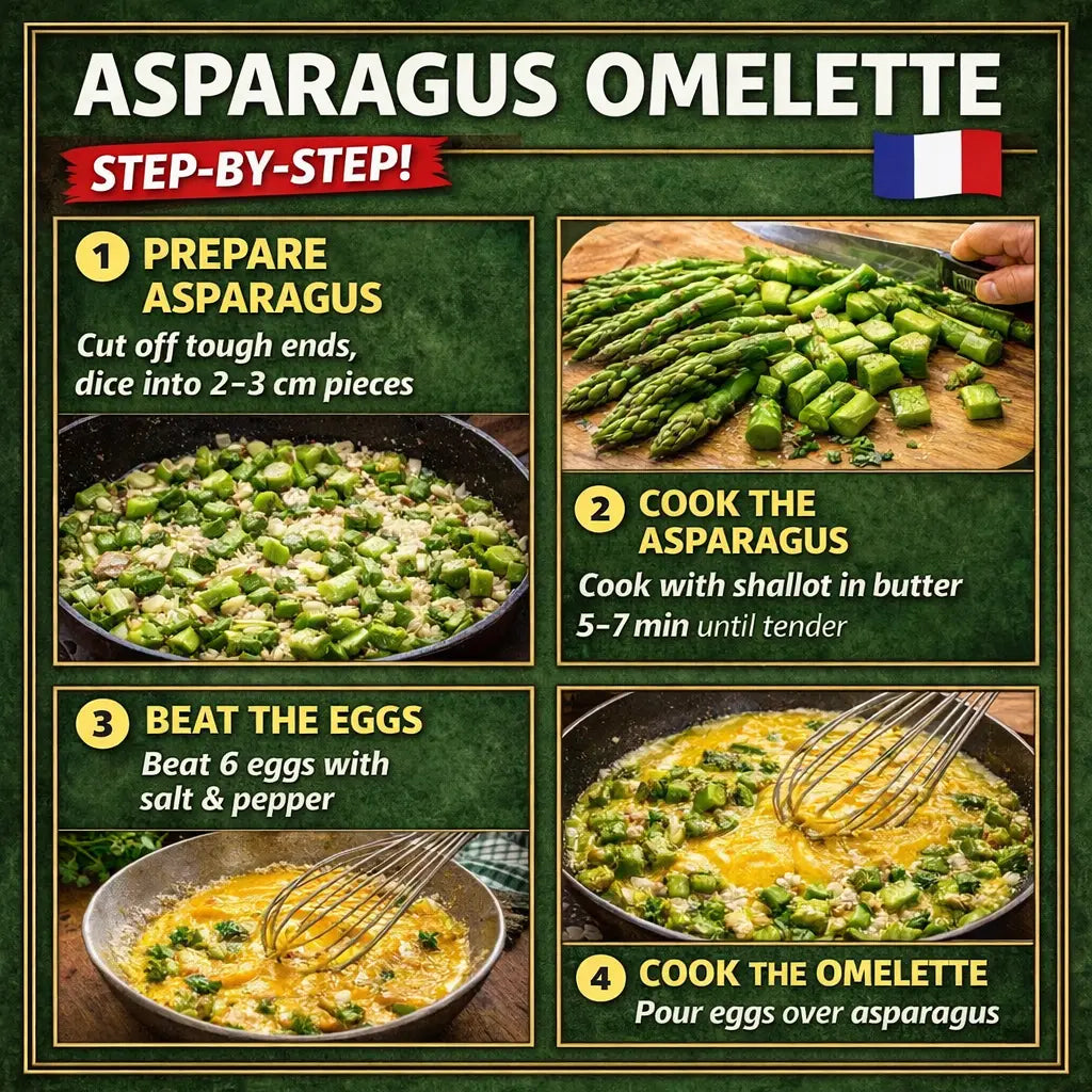Une Recette Simple pour une Cuisine Inspirante: L’Omelette aux Asperges