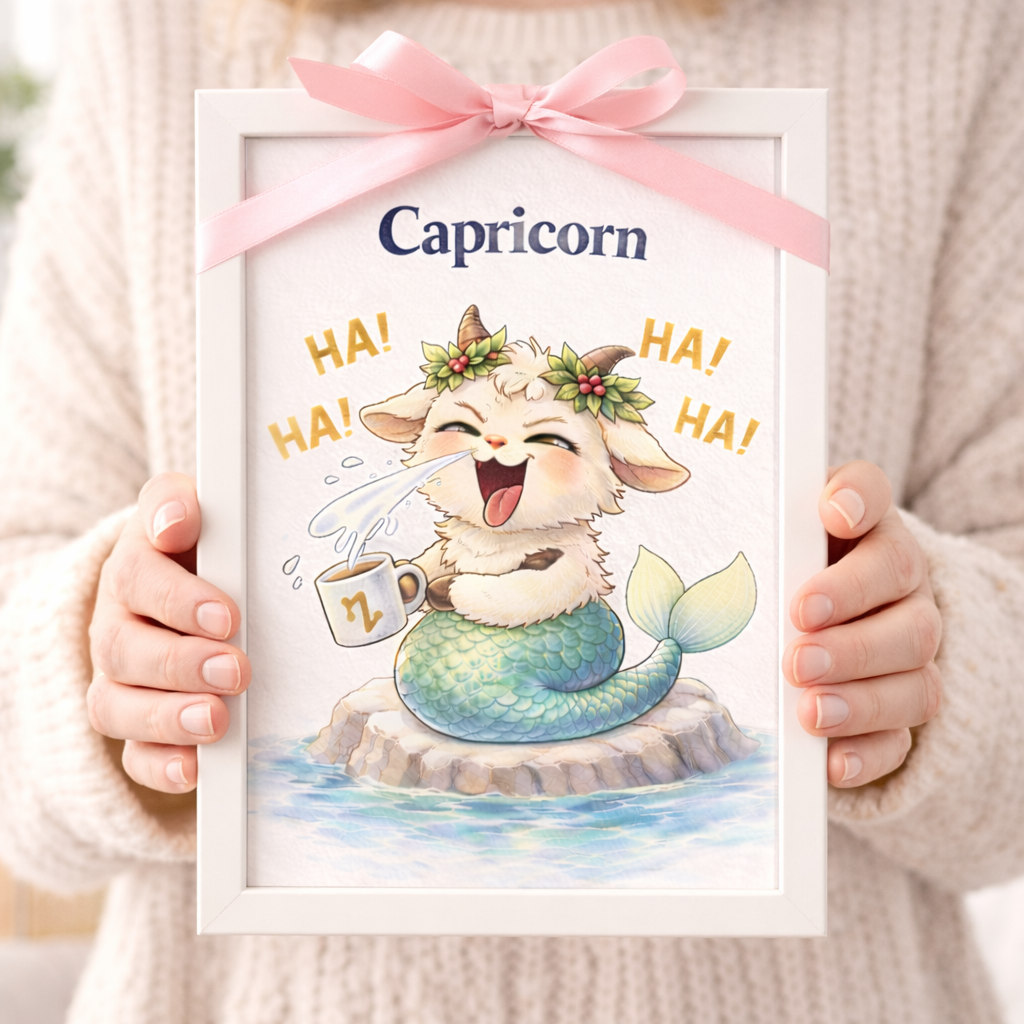 dée Cadeau Signe Astrologique Capricorne – Affiche Zodiac à Imprimer