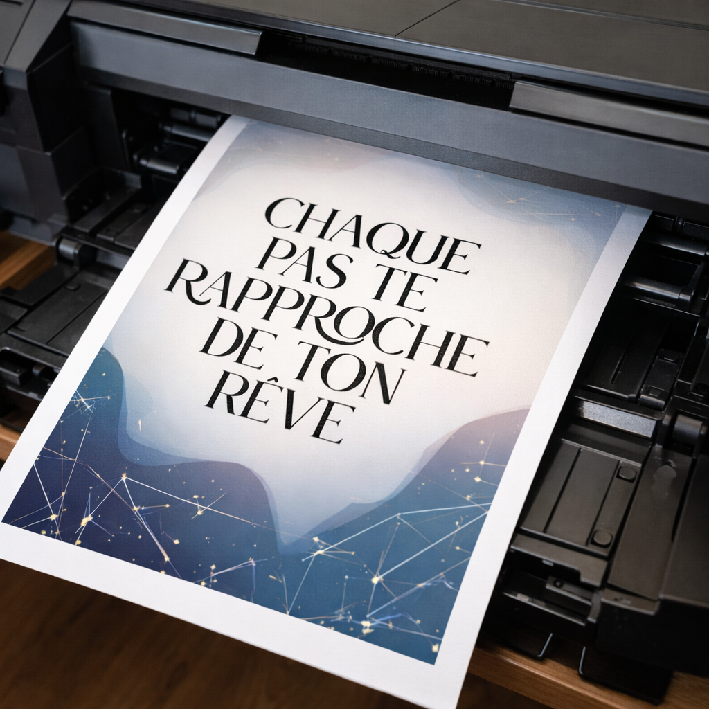 Affiche Murale Inspirante – Poster Motivation ,Idée Cadeau Noël Originale , Décoration Bureau