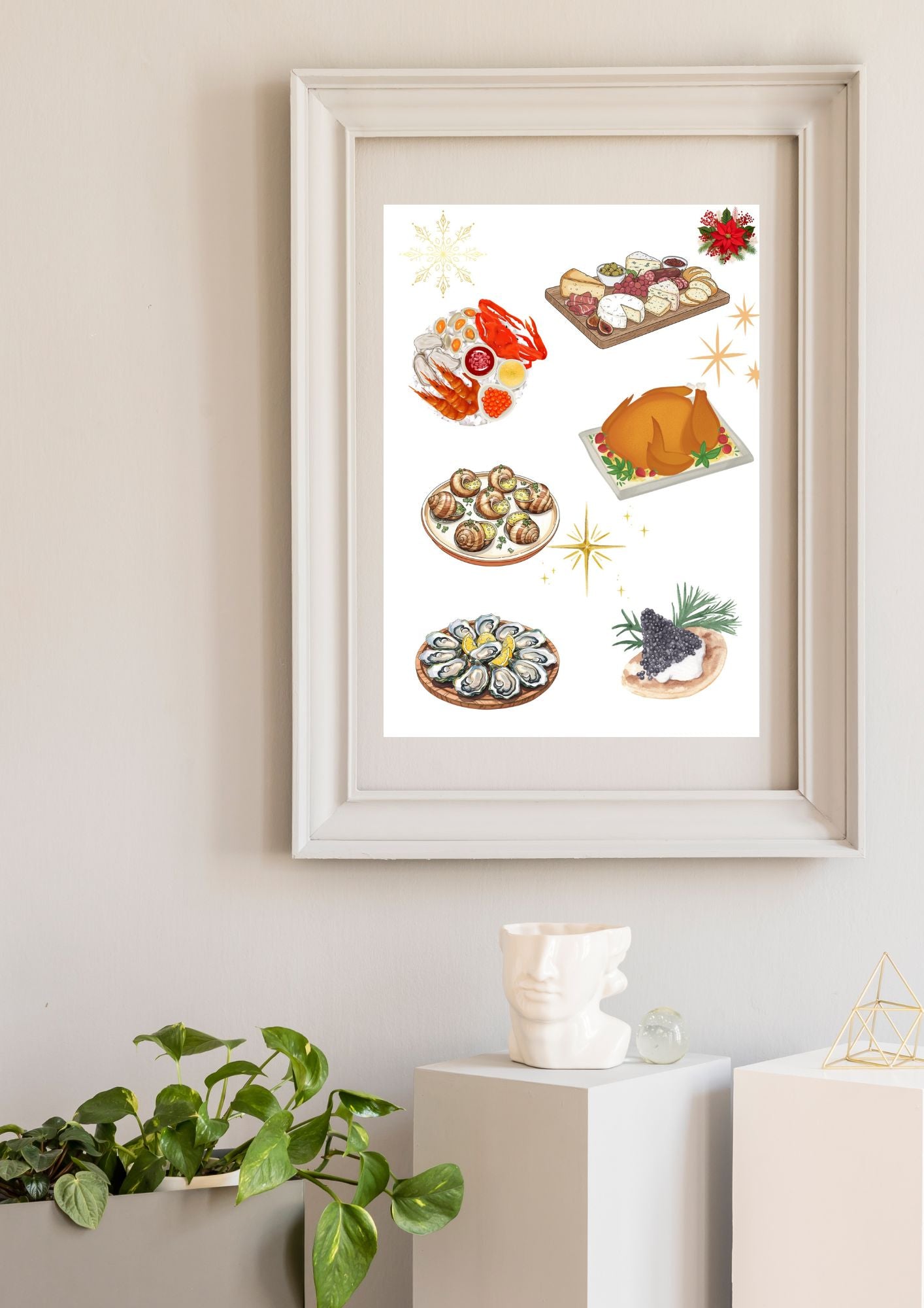 Christmas Poster “Christmas Meal” – Downloadable Christmas Poster