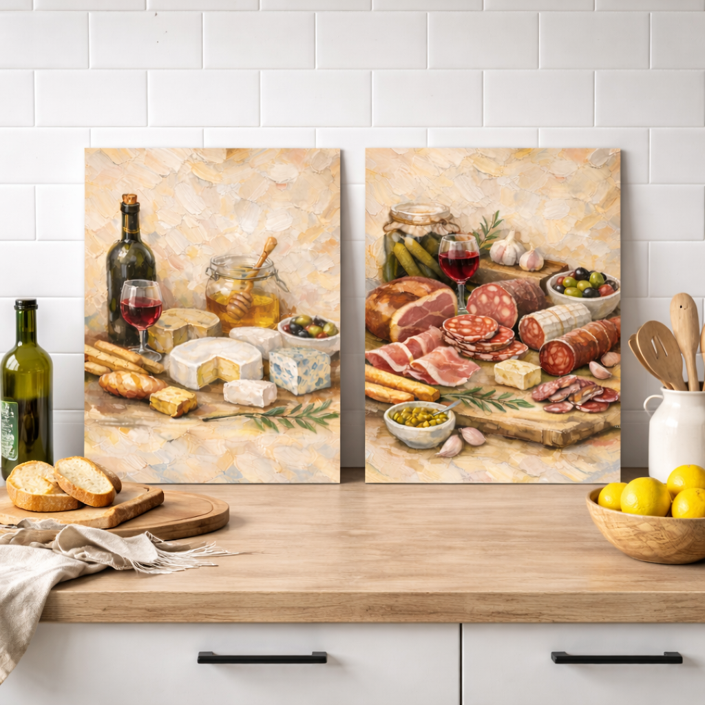 Kitchen wall decor poster – Elegant kitchen wall decor for a warm and inviting kitchen