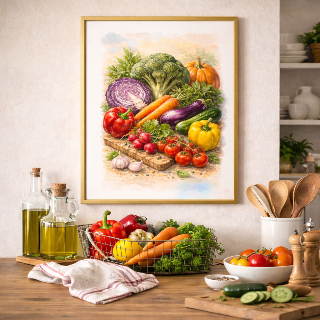 Set of 3 Kitchen Posters – Kitchen Wall Decor – Kitchen Poster