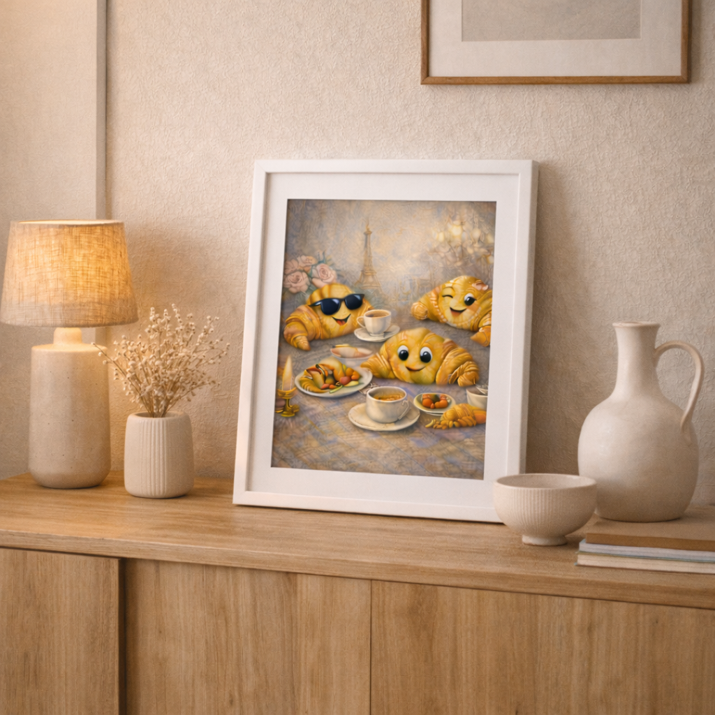 Kitchen Wall Decor Poster – Paris Souvenir (Downloadable)